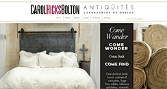 Desktop Screenshot of carolhicksbolton.com